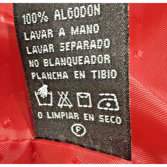 Franky Max Men's Corduroy Sport Coat L Khaki Embroidered Embellished  Motto READ - Picture 6 of 16